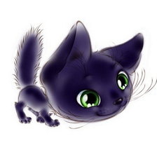 Схема вышивки «котик»