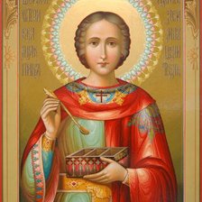 Схема вышивки «Пантелиймон Целитель»