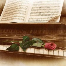 Схема вышивки «музыка»