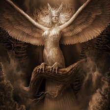 Схема вышивки «Сирин»