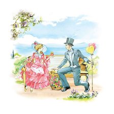 Схема вышивки «дама и кавалер»