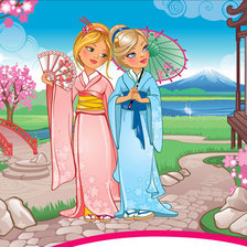 Схема вышивки «девочки»