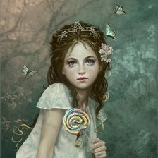 Схема вышивки «девочка»