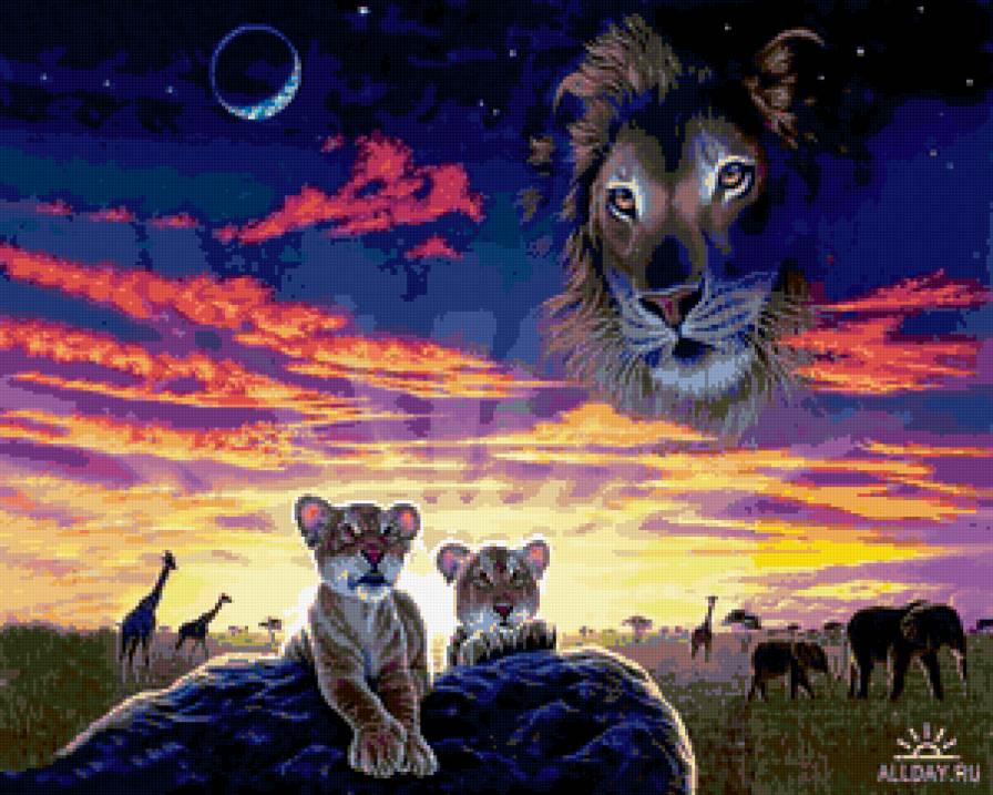 львята - звери, львы, кошки - предпросмотр