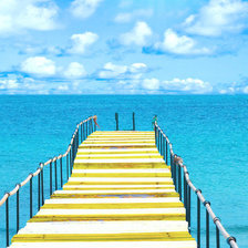 Схема вышивки «море!»