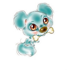 Схема вышивки «собачка»