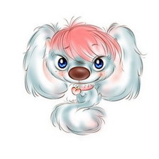 Схема вышивки «собачка»