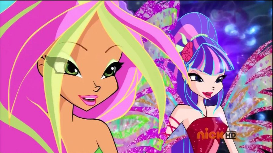 Флора и Муза сиреникс под водой - винкс, сиреникс - оригинал