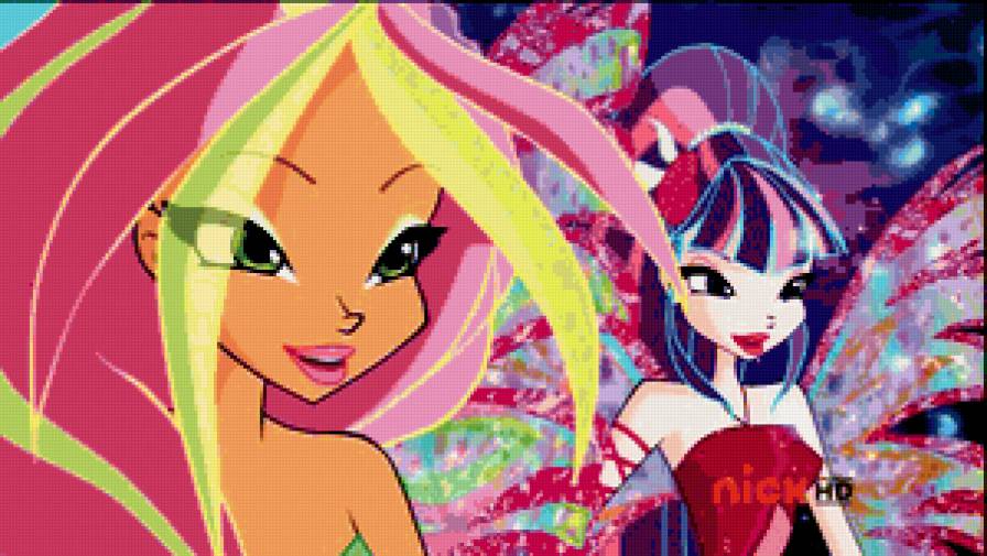 Флора и Муза сиреникс под водой - винкс, сиреникс - предпросмотр