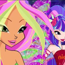 Схема вышивки «Флора и Муза сиреникс под водой»