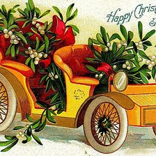 Схема вышивки «Ретро-авто»