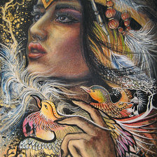 Схема вышивки «легенда племени Сиу»