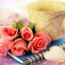 Схема вышивки «романтика»