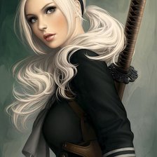 Схема вышивки «Боевая девченка»