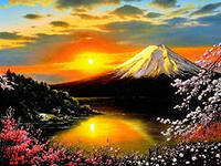 Схема вышивки «сакура»