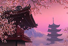 Схема вышивки «сакура»