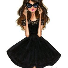 Схема вышивки «мода»