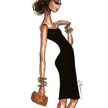 Схема вышивки «мода»