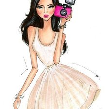 Схема вышивки «мода»