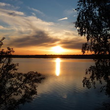 Схема вышивки «Озеро»