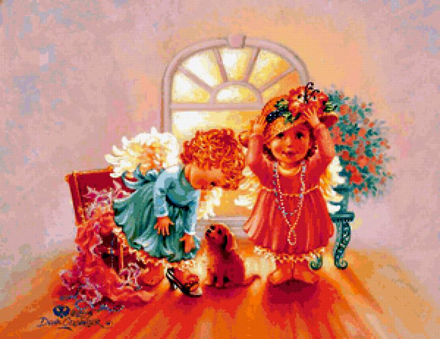 модницы - животные, мода, дети - предпросмотр