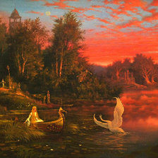 Схема вышивки «Заря-зареница»