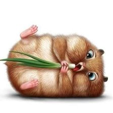 Схема вышивки «Хомячок»