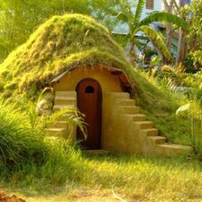 Схема вышивки «Домик хоббита»