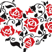 Схема вышивки «сердце2»