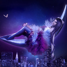 Схема вышивки «на Луне»