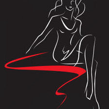 Схема вышивки «девушка»