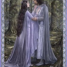 Схема вышивки «влюблённые»