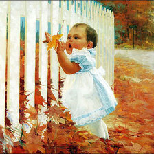 Схема вышивки «первая осень»