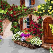 Схема вышивки «Красота»