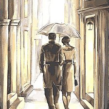 Схема вышивки «Прогулка»