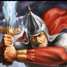 Схема вышивки «Защитник»