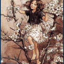 Схема вышивки «маленькая фея»