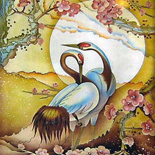 Схема вышивки «журавли»