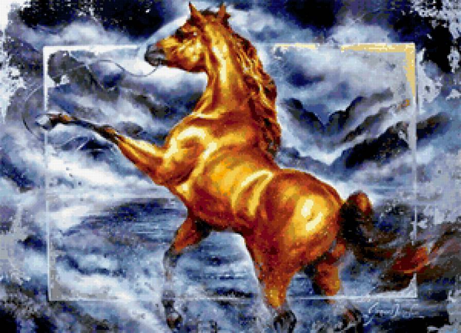 Серия "Кони" - кони, пейзаж, животные, море, лошади - предпросмотр