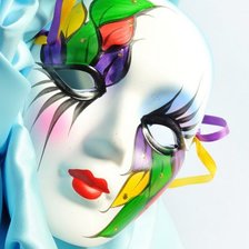 Схема вышивки «маска Венеции»