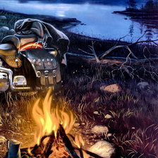 Схема вышивки «турист часть 2»