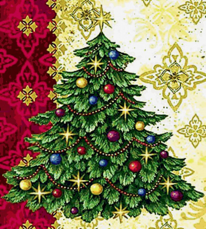 Ёлочка - елочка, рождество, подушка - предпросмотр