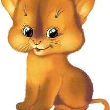 Схема вышивки «львенок-котенок»