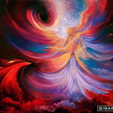 Схема вышивки «Художник Rassouli»