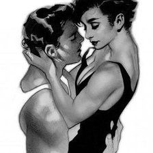 Схема вышивки «он и она»