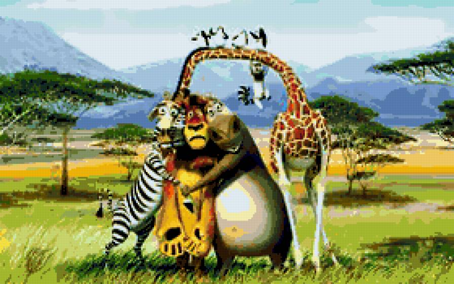 мадагаскар - животные, мультфильм, детское, мадагаскар - предпросмотр