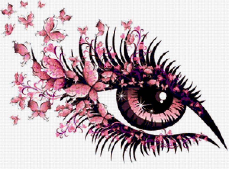 №423777 - глаза, бабочки, взгляд, бабочка, глаз - предпросмотр