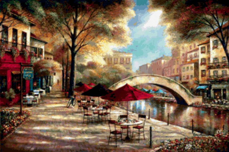 Набережная Венеции - венеция, пейзаж - предпросмотр