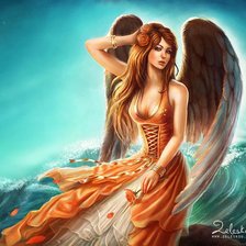 Схема вышивки «девушка»