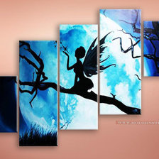 Схема вышивки «полиптих фея»